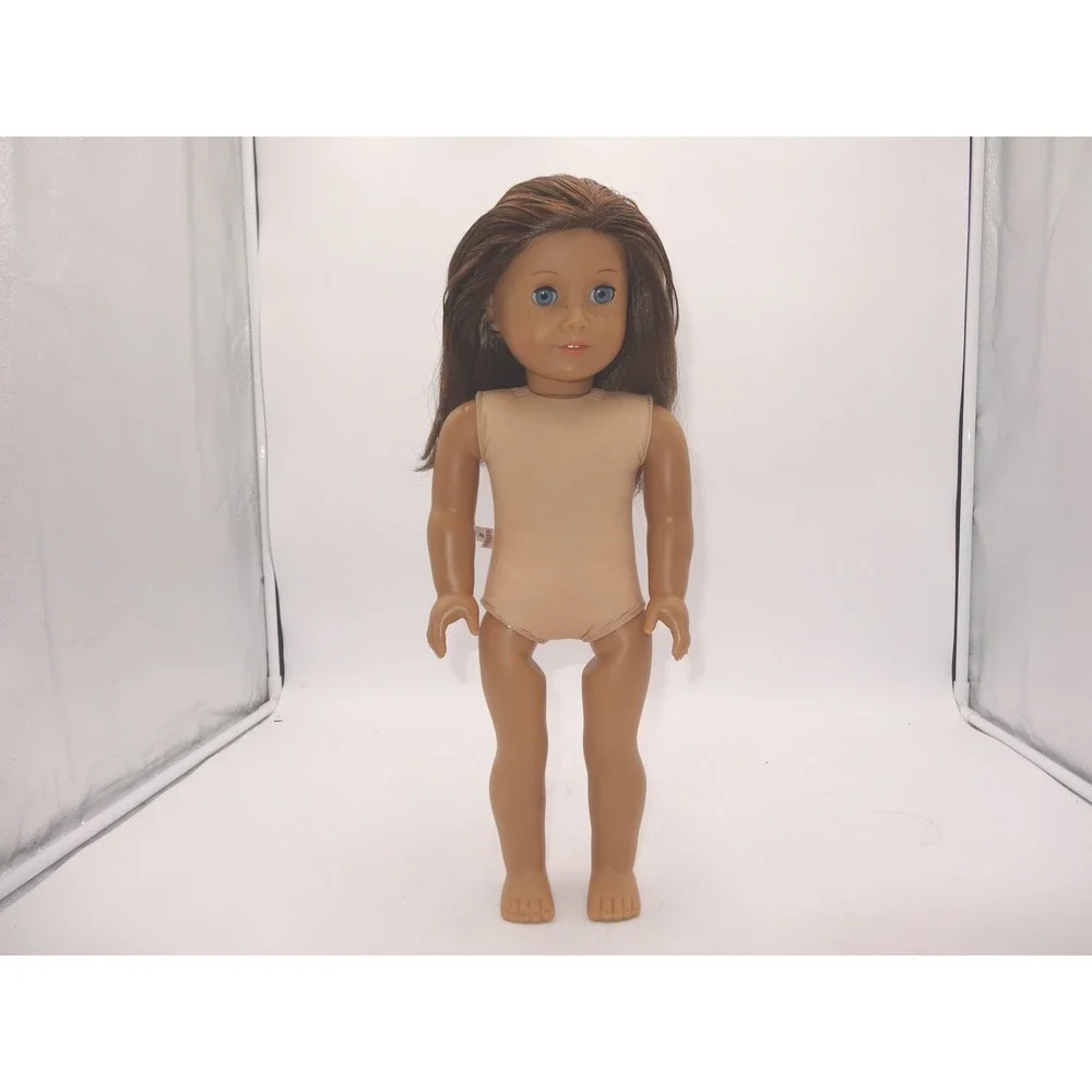 American Girl Doll Truly Me Brown Hair Blue Eyes Freckles 18 Inch Loose